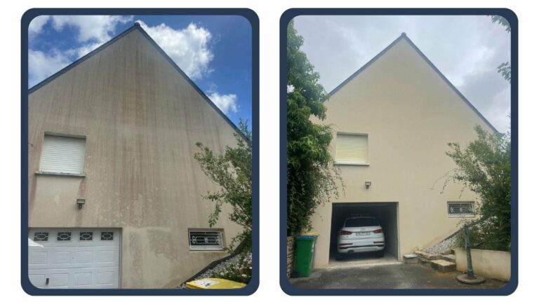 Nettoyage façade de maison