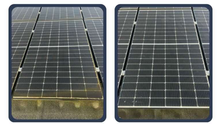 Nettoyage de panneaux soalires