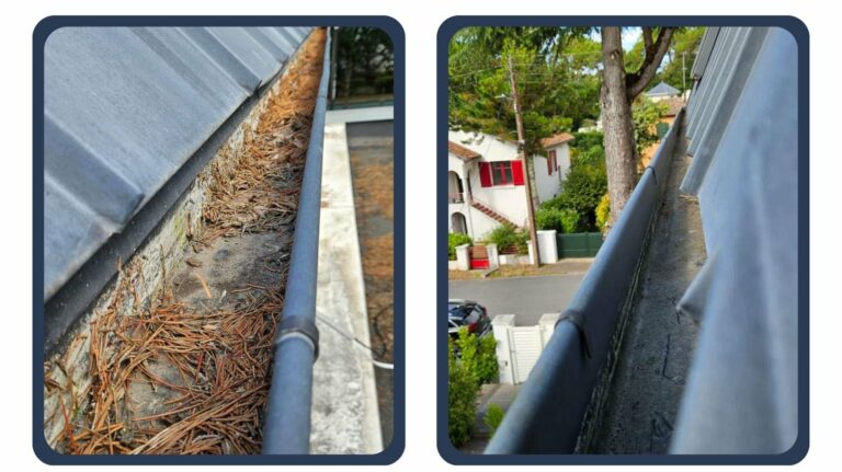 Nettoyage de gouttières